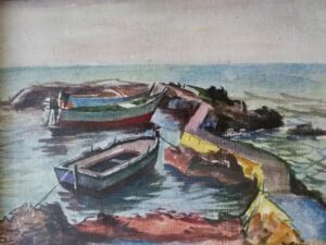 Barcas en Les Rotes - 1960